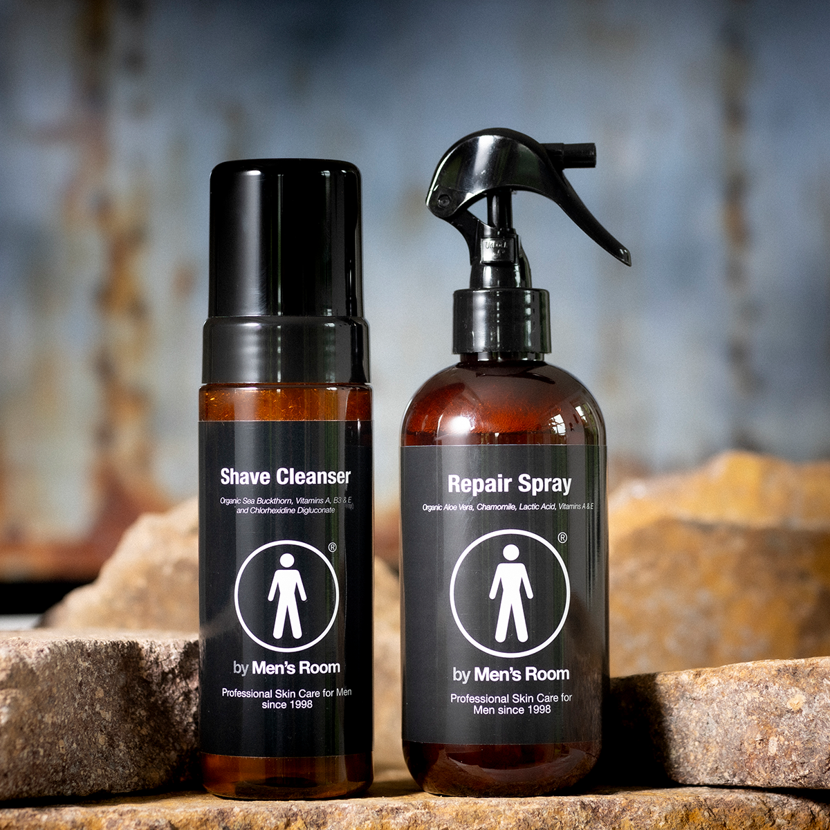 The Shave Set. Steg 1 och 2. i necessär